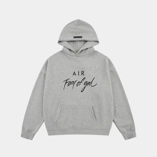 Essentials Dark Heather Oatmeal Hoodie – Fear of God