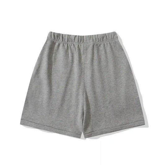 Essentials red everyday shorts by Fear of God pocket detail summer outfit