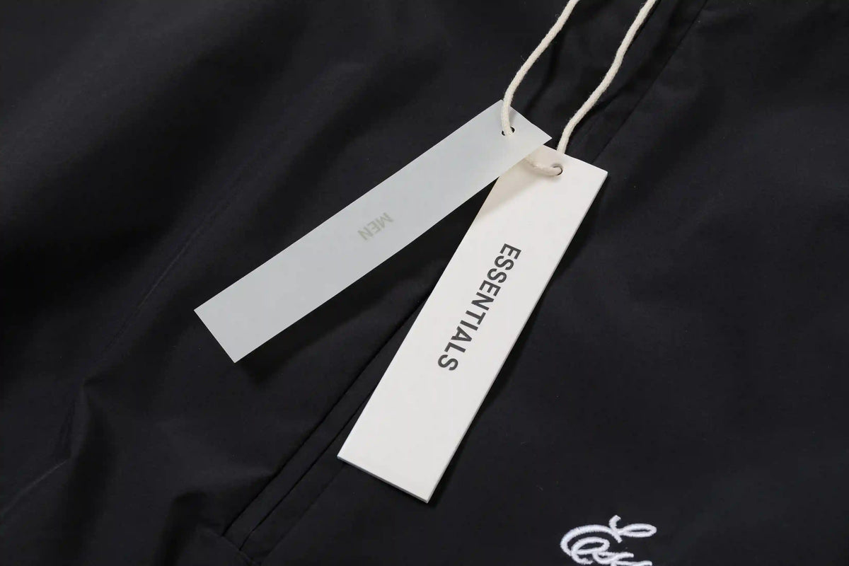 Fear of God Black Sporty Nylon Half Zip