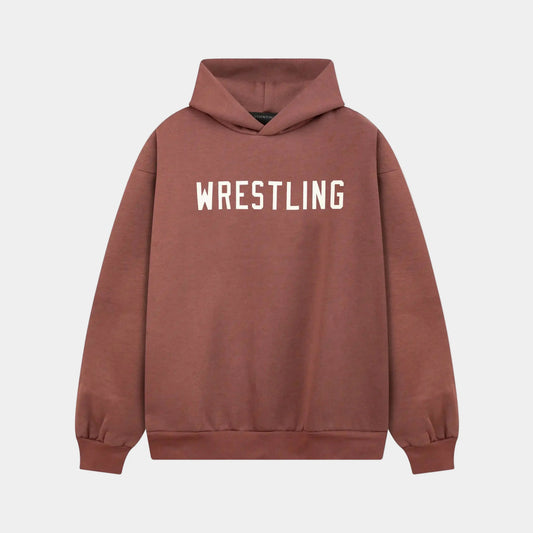 essentials dark chestnut hoodie relaxed fit streetwear