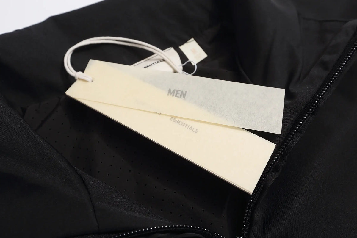 Fear of God Black Sporty Nylon Half Zip