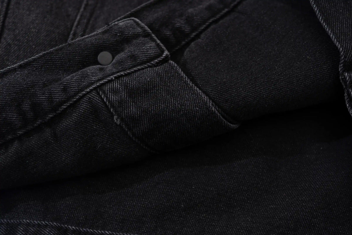 Essentials Denim Black Jacket