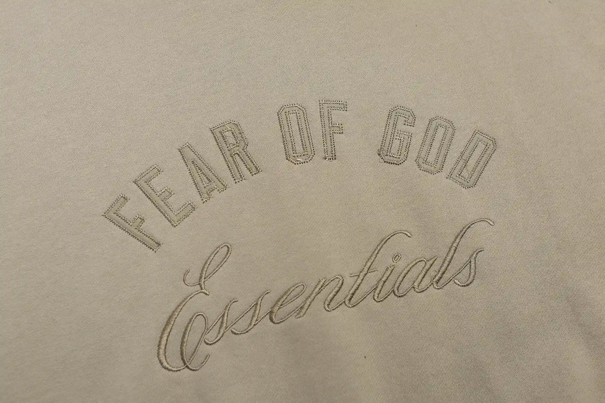 Fear of God Essentials Hoodie – Light Sand Dune