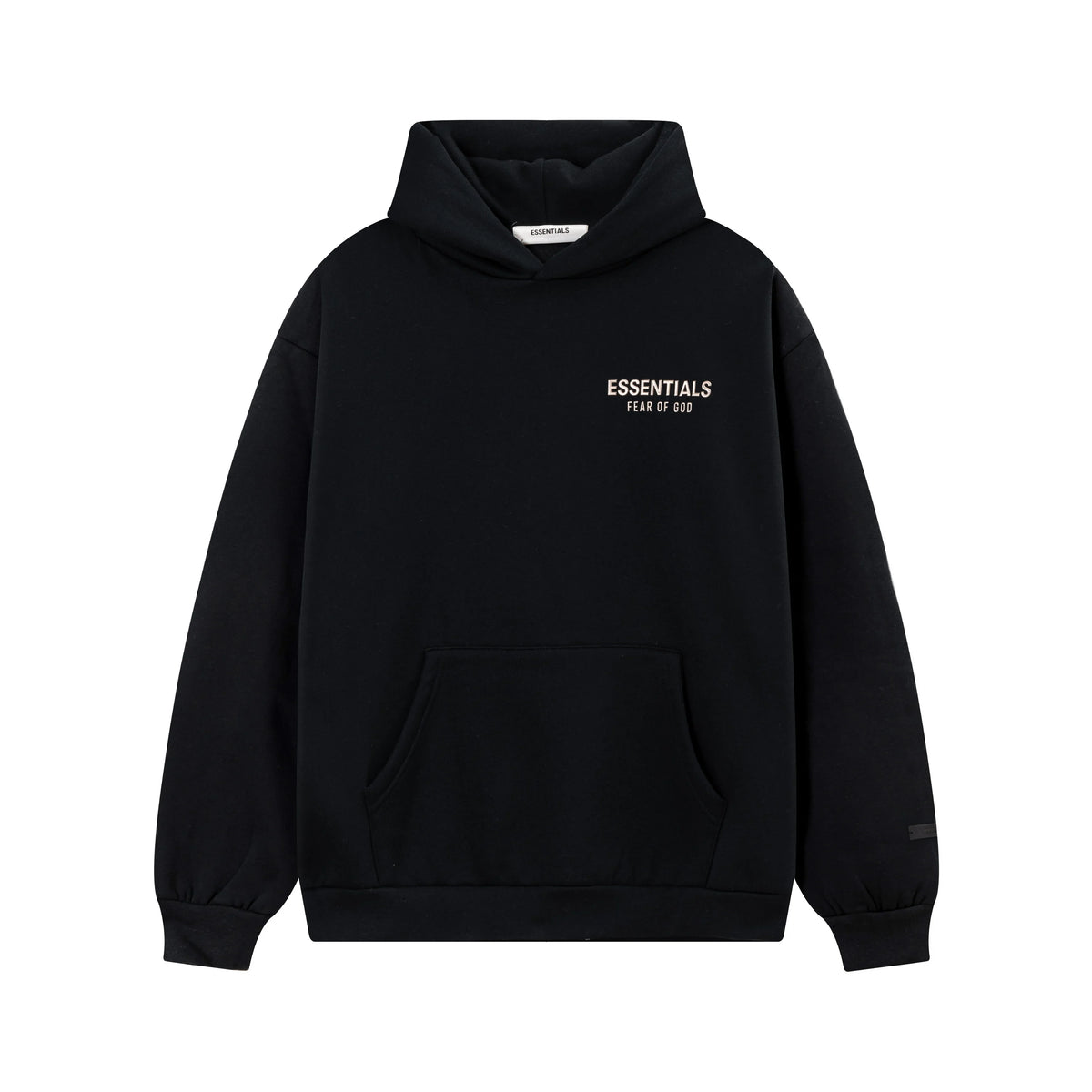 Black Essentials Tracksuit Pullover