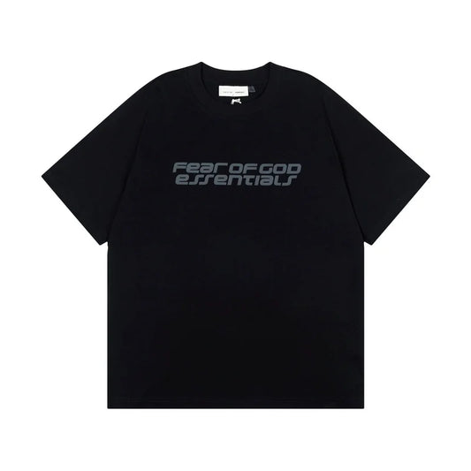 ESSENTIALS Black Ponte 90s T-Shirt