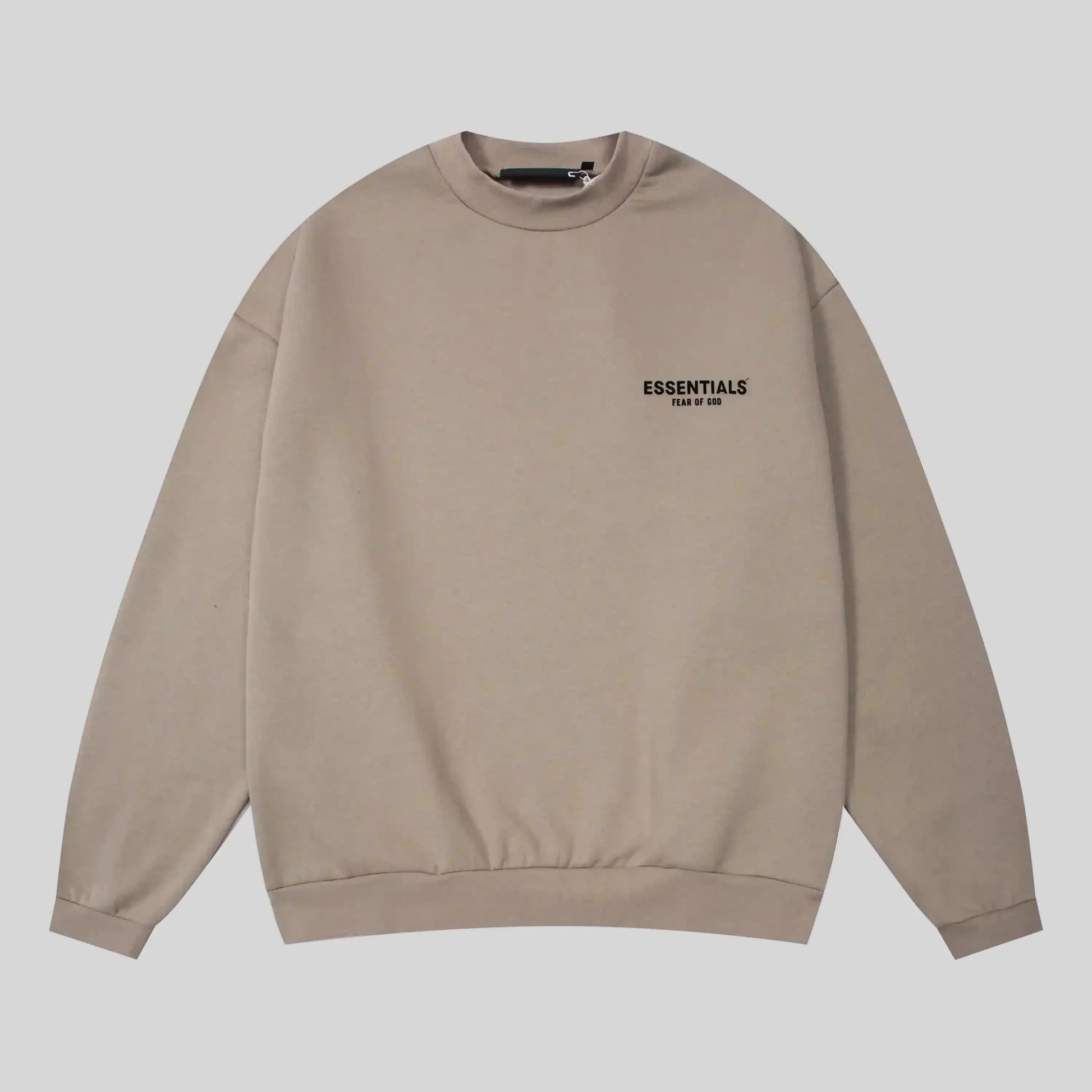 essentials sandrift sweatshirt relaxed fit streetwear