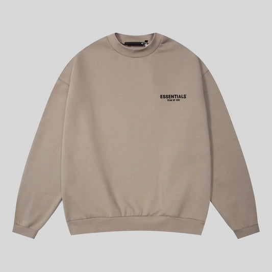 essentials sandrift sweatshirt relaxed fit streetwear