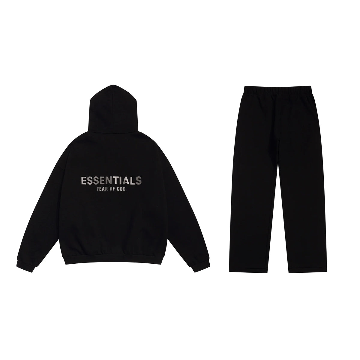 Black Essentials Tracksuit Pullover
