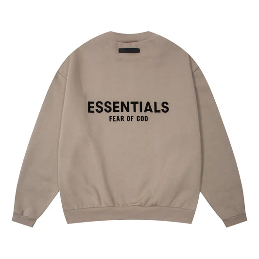 essentials sandrift crewneck sweatshirt soft fleece casual