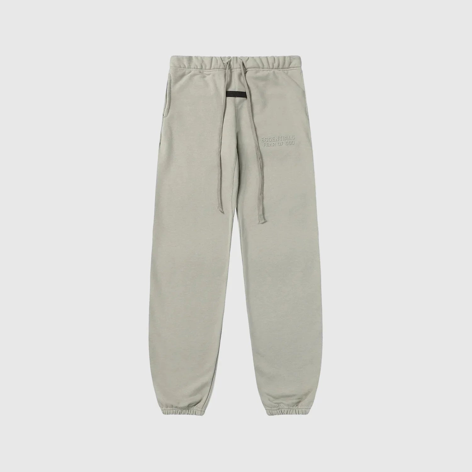 Essentials casual streetwear heathered grey sweatpants by Fear of God outfit