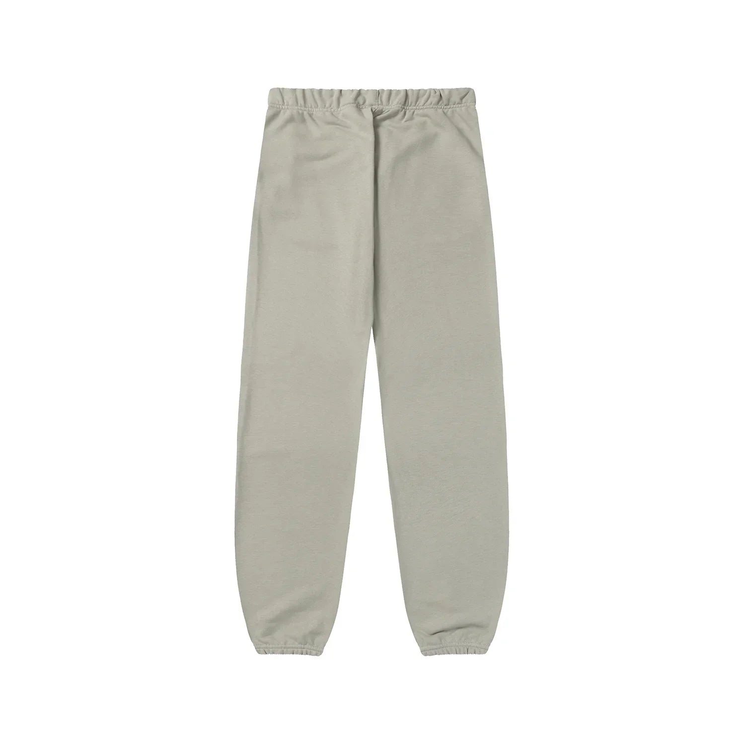 Jogger style heathered grey sweatpants by Fear of God with elastic waistband