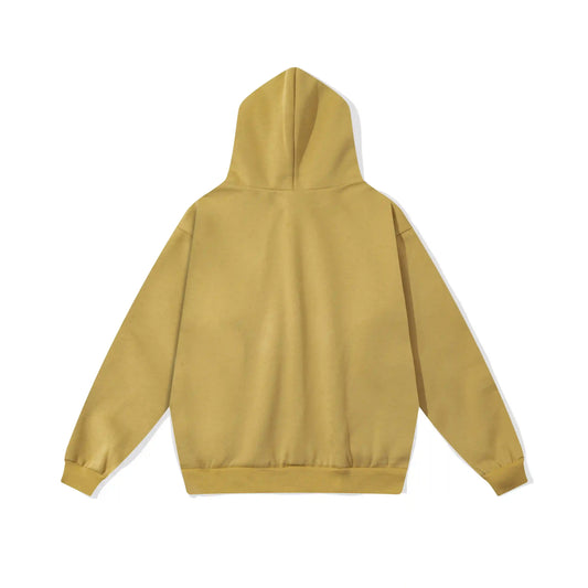 essentials garden yellow hoodie soft fleece pullover casual