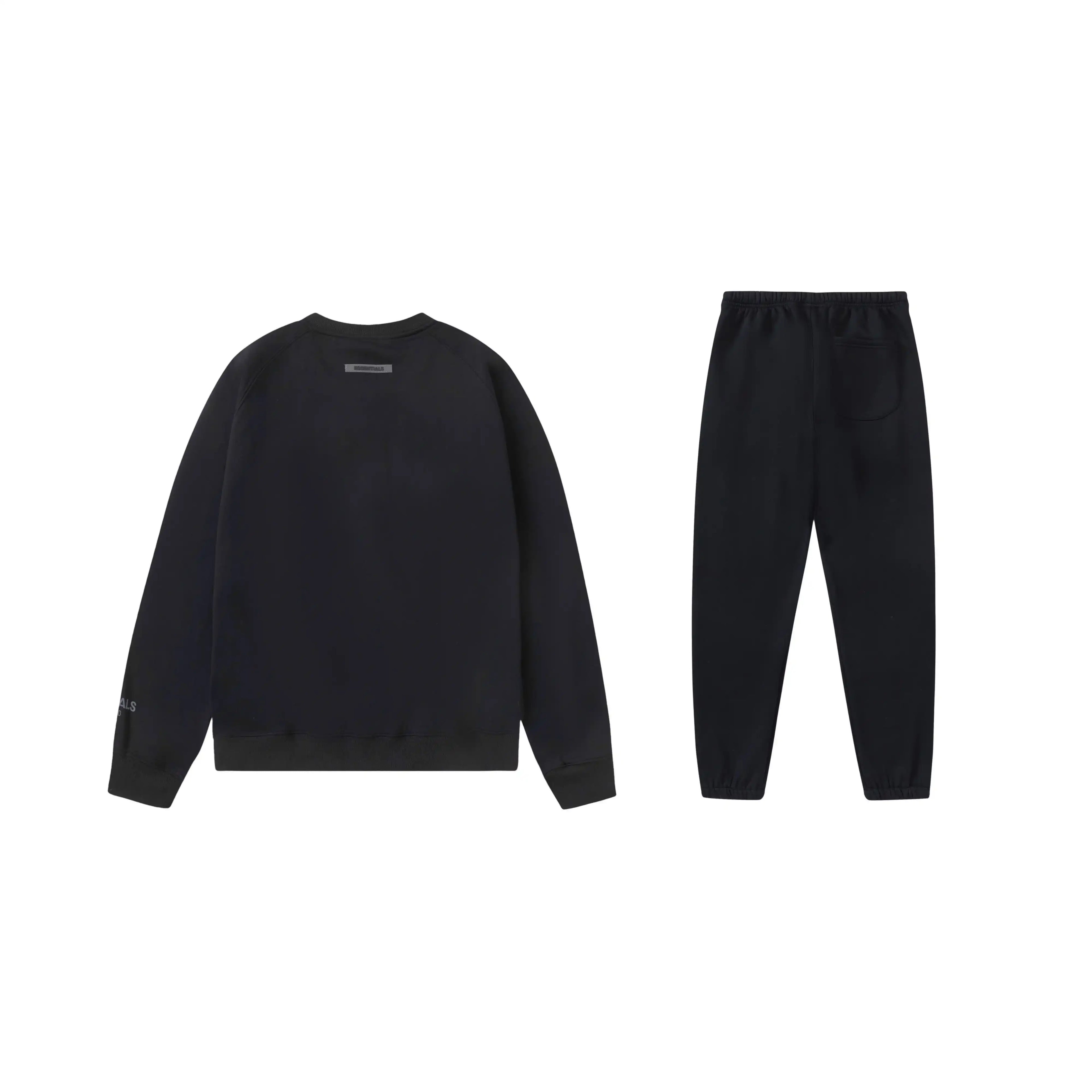 ESSENTIALS Clothing Black Tracksuit