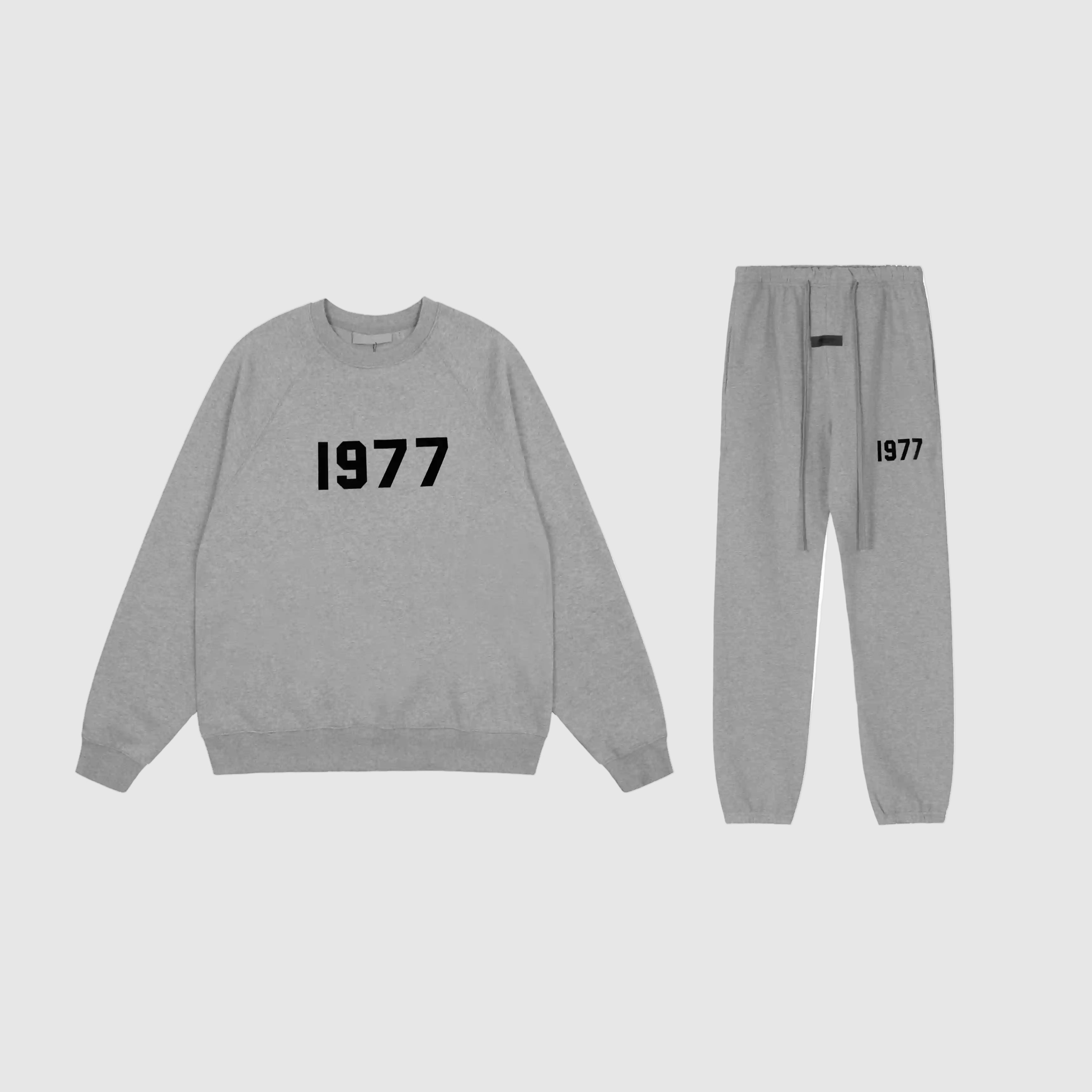 ESSENTIALS Clothing Dark Heather Oatmeal Tracksuit