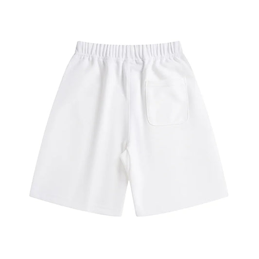 Fear of God Essentials eggshell fleece shorts with tonal logo and relaxed fit