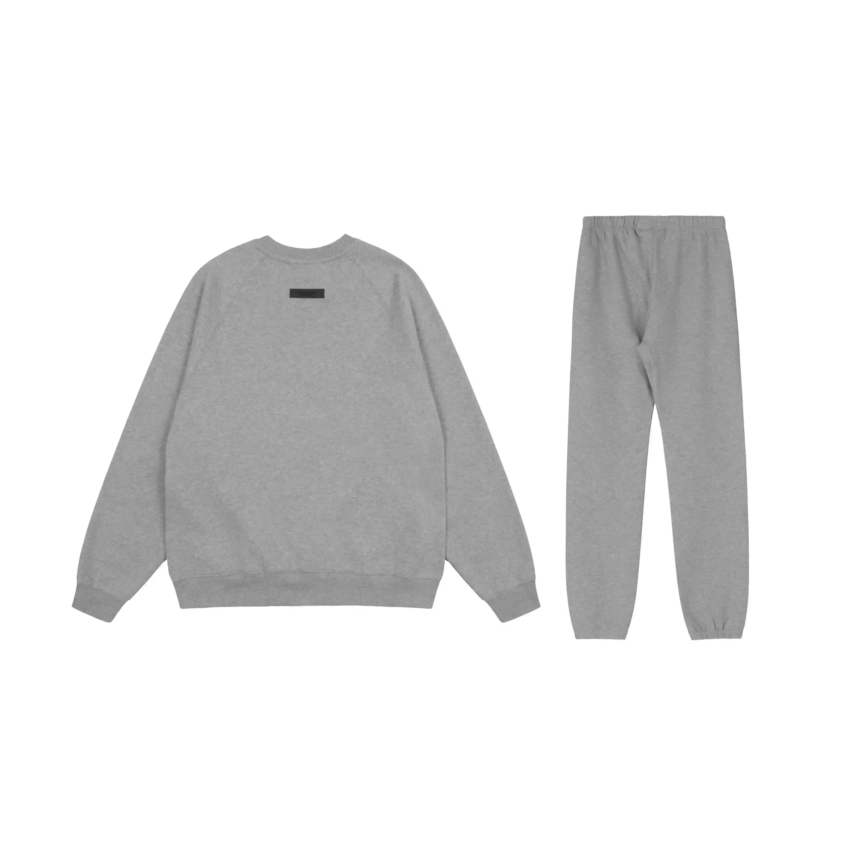 ESSENTIALS Clothing Dark Heather Oatmeal Tracksuit