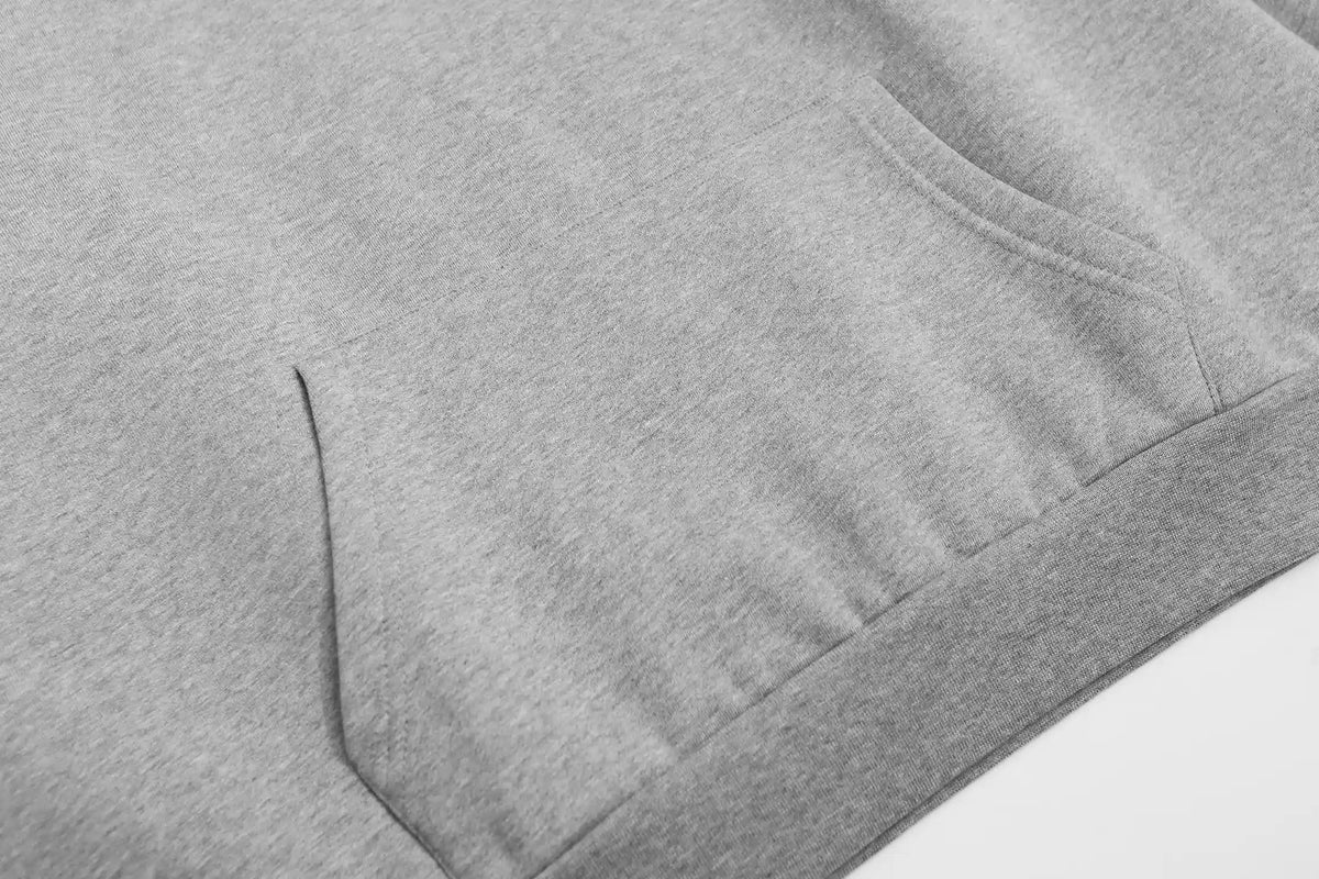 Fear of God Essentials Cloudy Gray Script Logo Hoodie