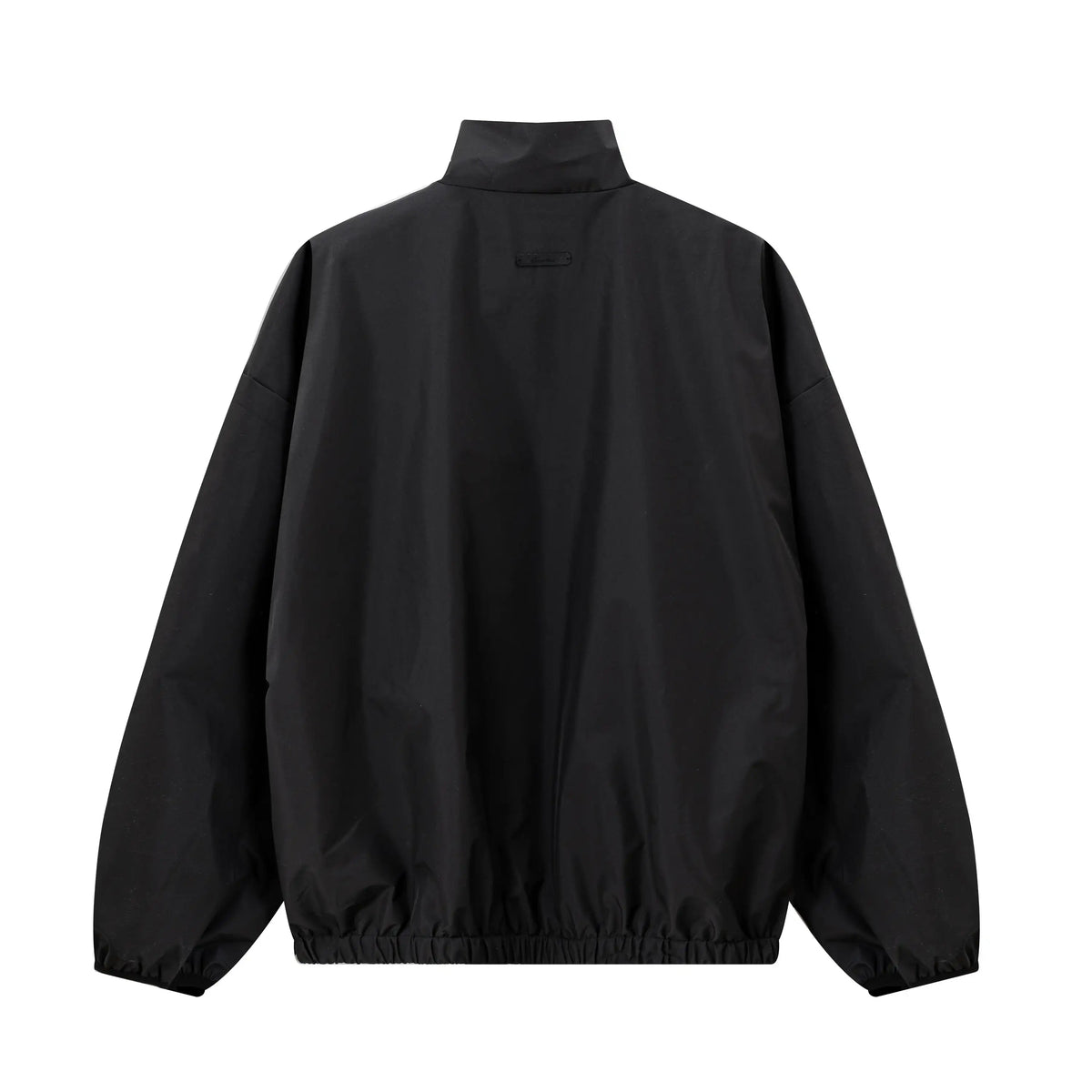 Essentials Tracksuit Black Zip Up Nylon Pullover