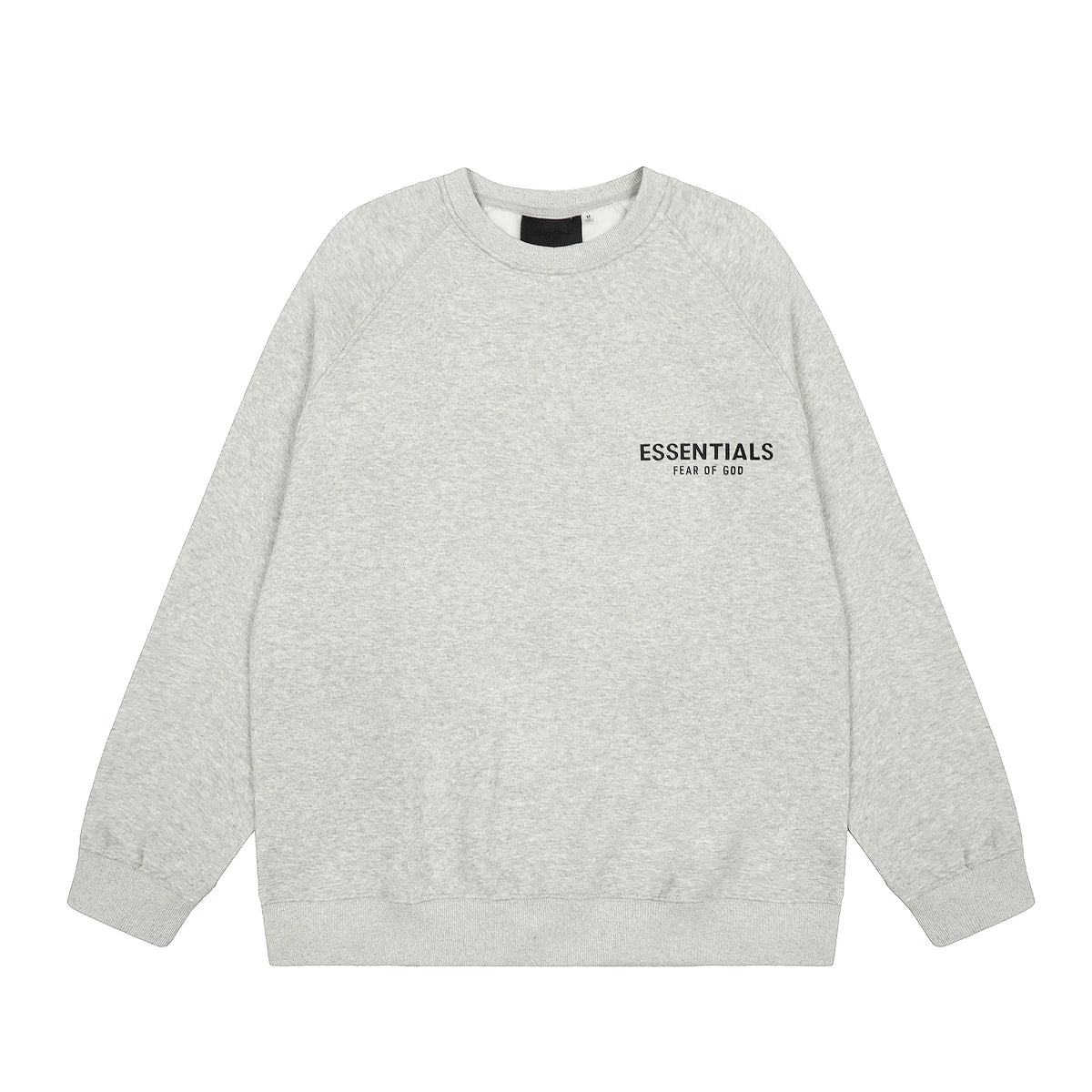Light Oatmeal Essentials Sweatshirt, Relaxed Neutral Fit