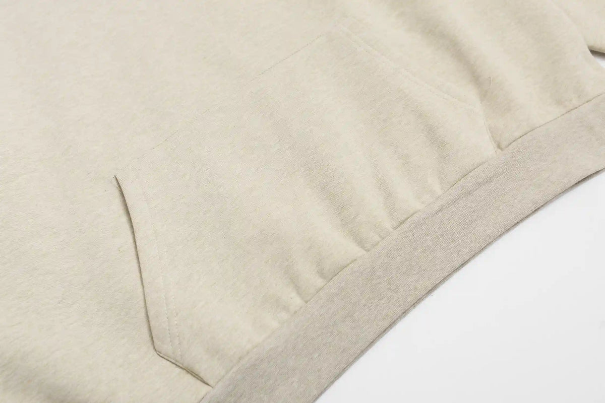 Essentials Hoodie in Ivory White | Relaxed Fleece