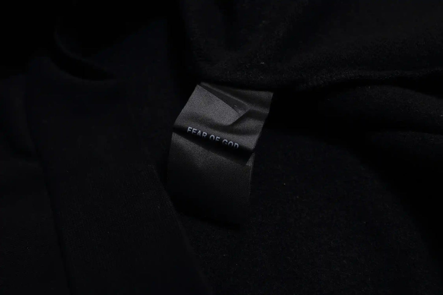 Fear of God ESSENTIALS Signature Black Hoodie