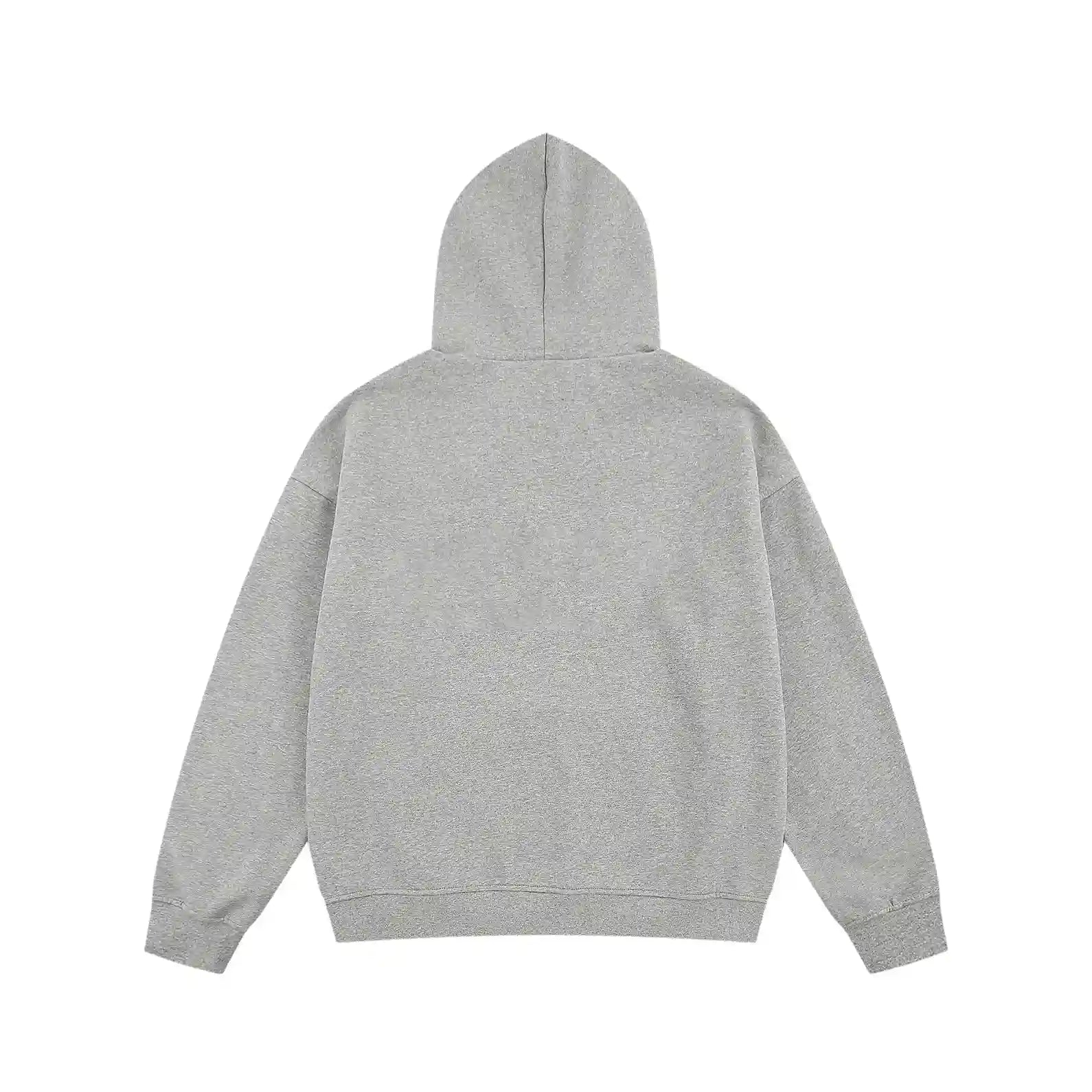essentials light grey hoodie soft fleece pullover casual