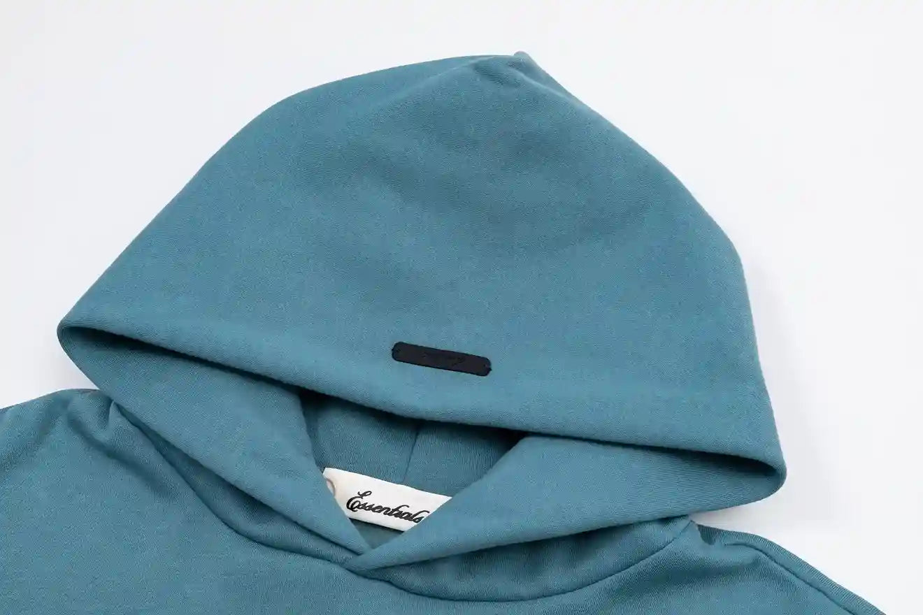 Fear of God Essentials Coastal Blue Hoodie | Muted Blue Pullover Essentials Hoodie