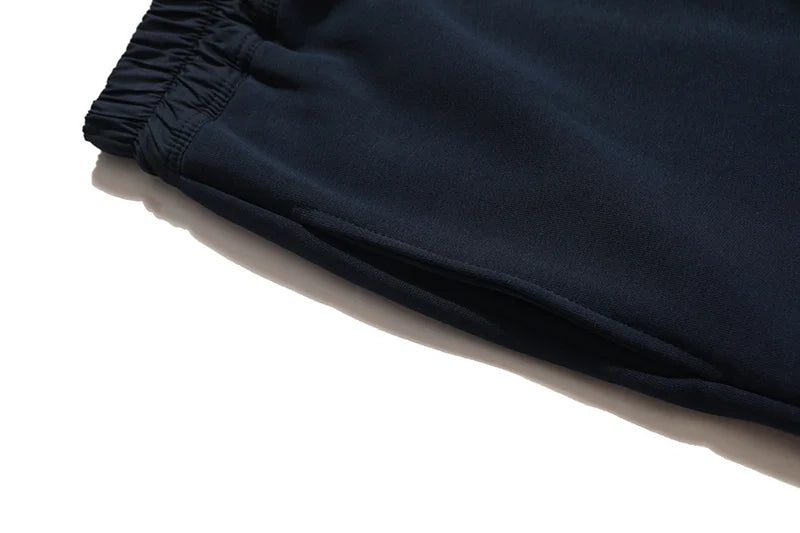 Essentials Blue fleece shorts back view – Fear of God