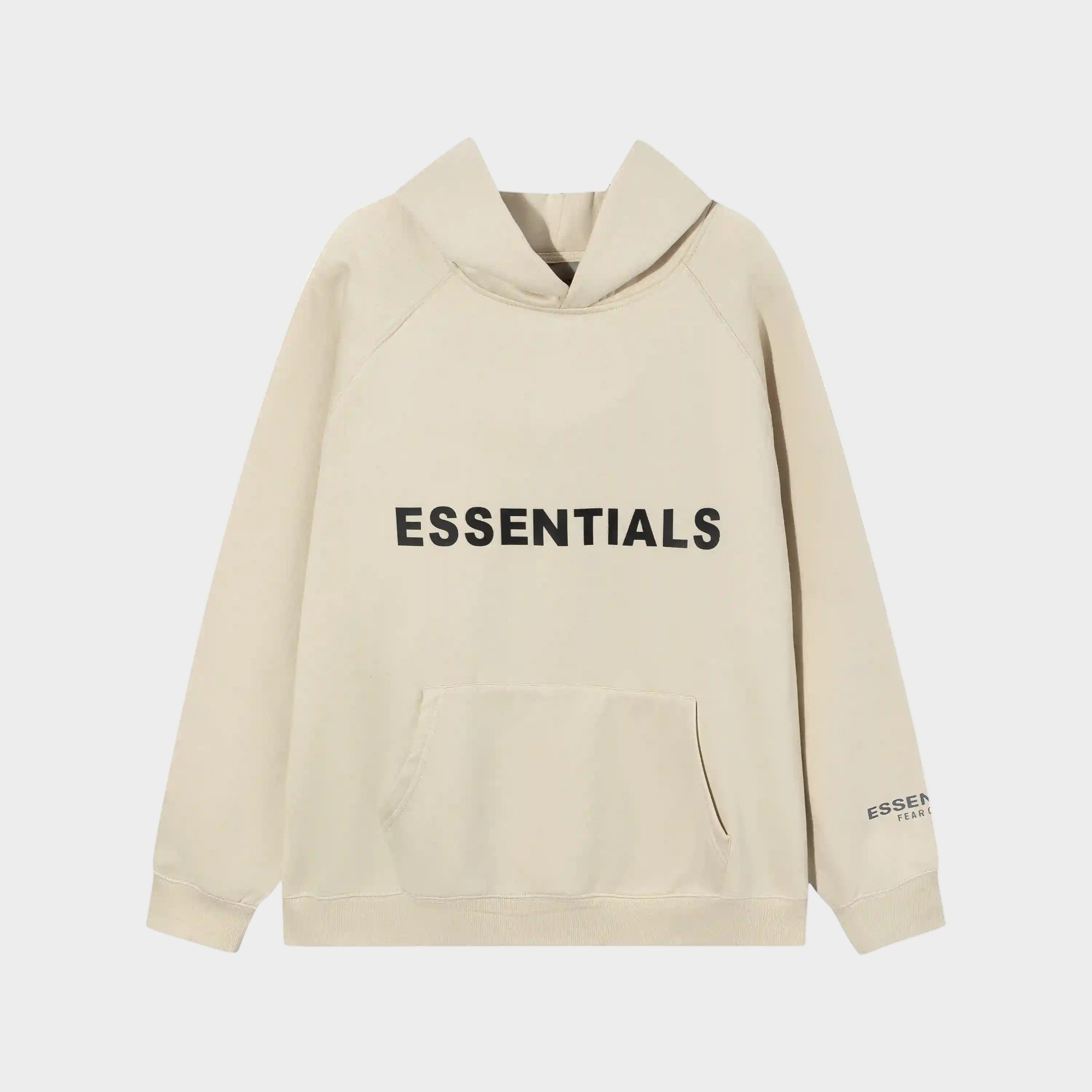 ESSENTIALS Clothing Light Cream Hoodie