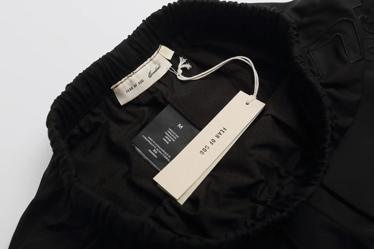 Black Essential Shorts – Tonal Fleece Essential Short
