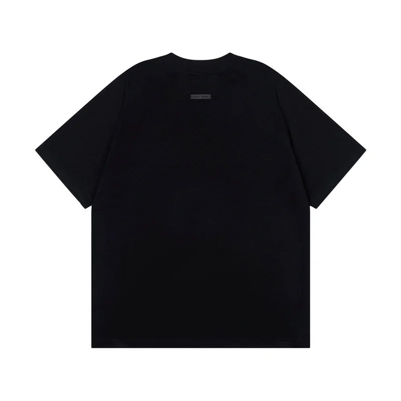 ESSENTIALS Black Ponte 90s T-Shirt