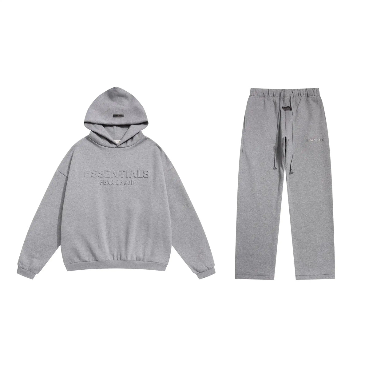 Cloudy Gray Essentials Tracksuit Pullover