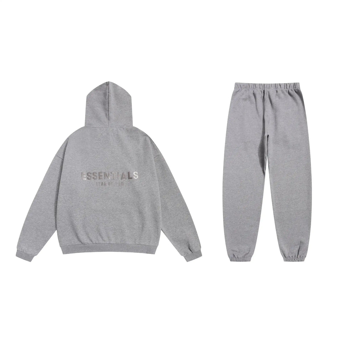 Cloudy Gray Essentials Tracksuit Pullover