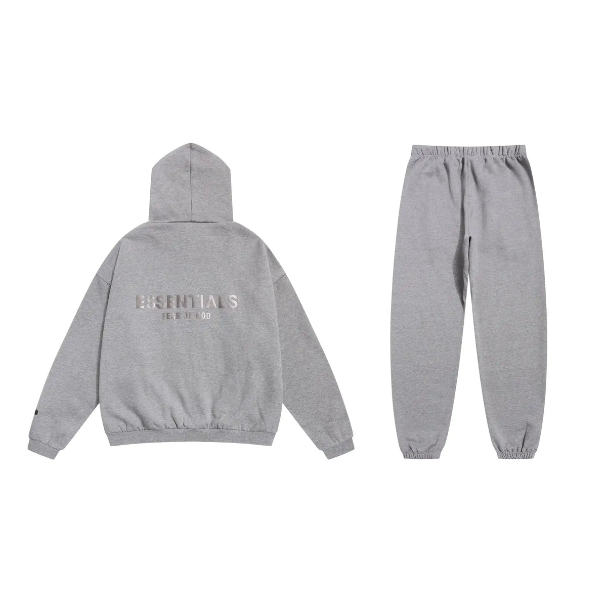 Cloudy Gray Essentials Tracksuit Pullover