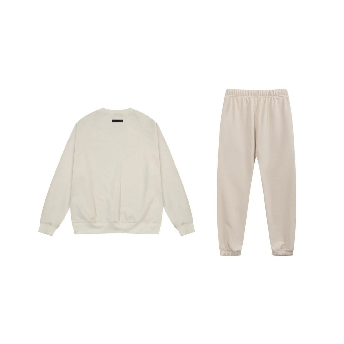 Essentials cloud dance daily comfort fleece hoodie with soft interior detail by Fear Of God