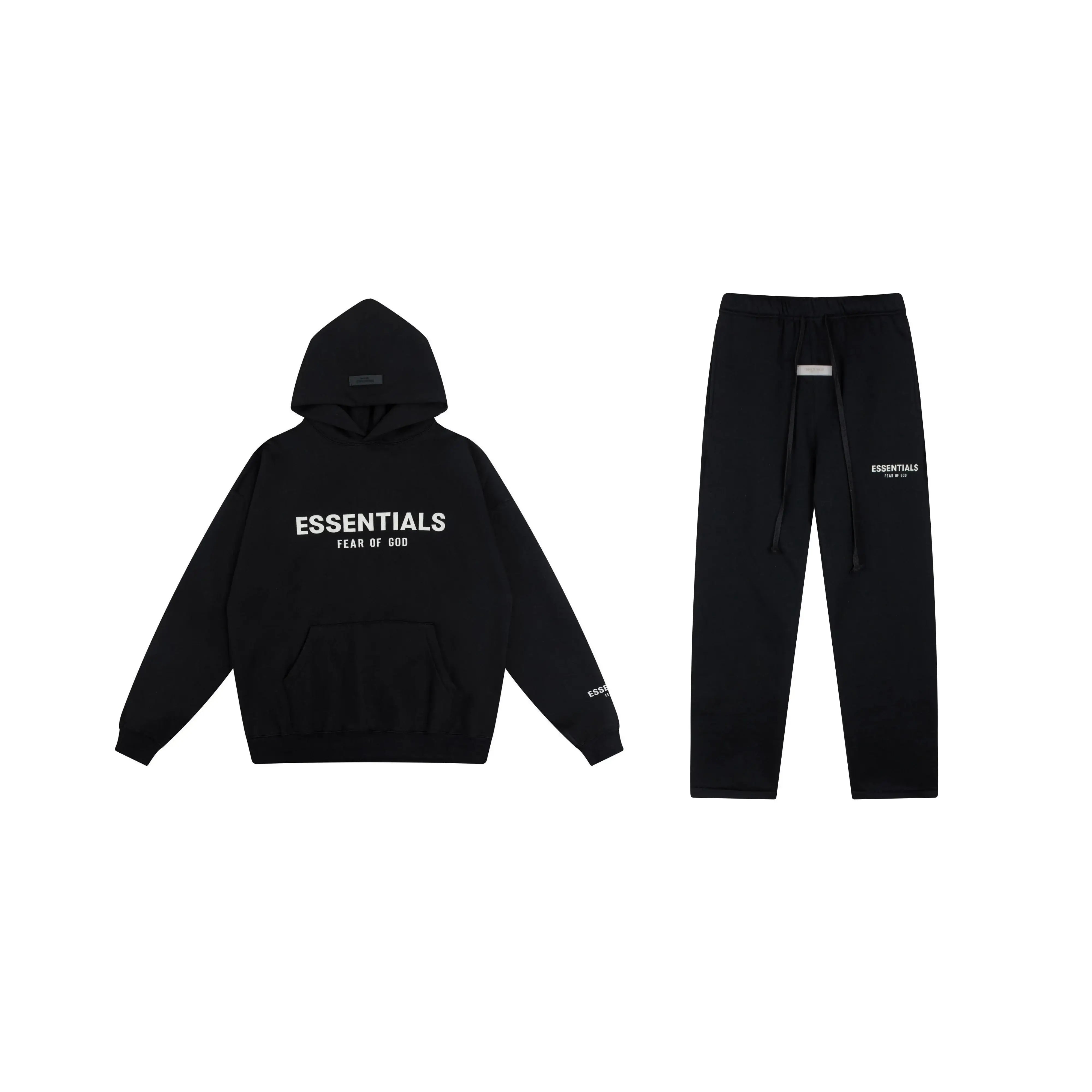 ESSENTIALS Clothing Black Tracksuit