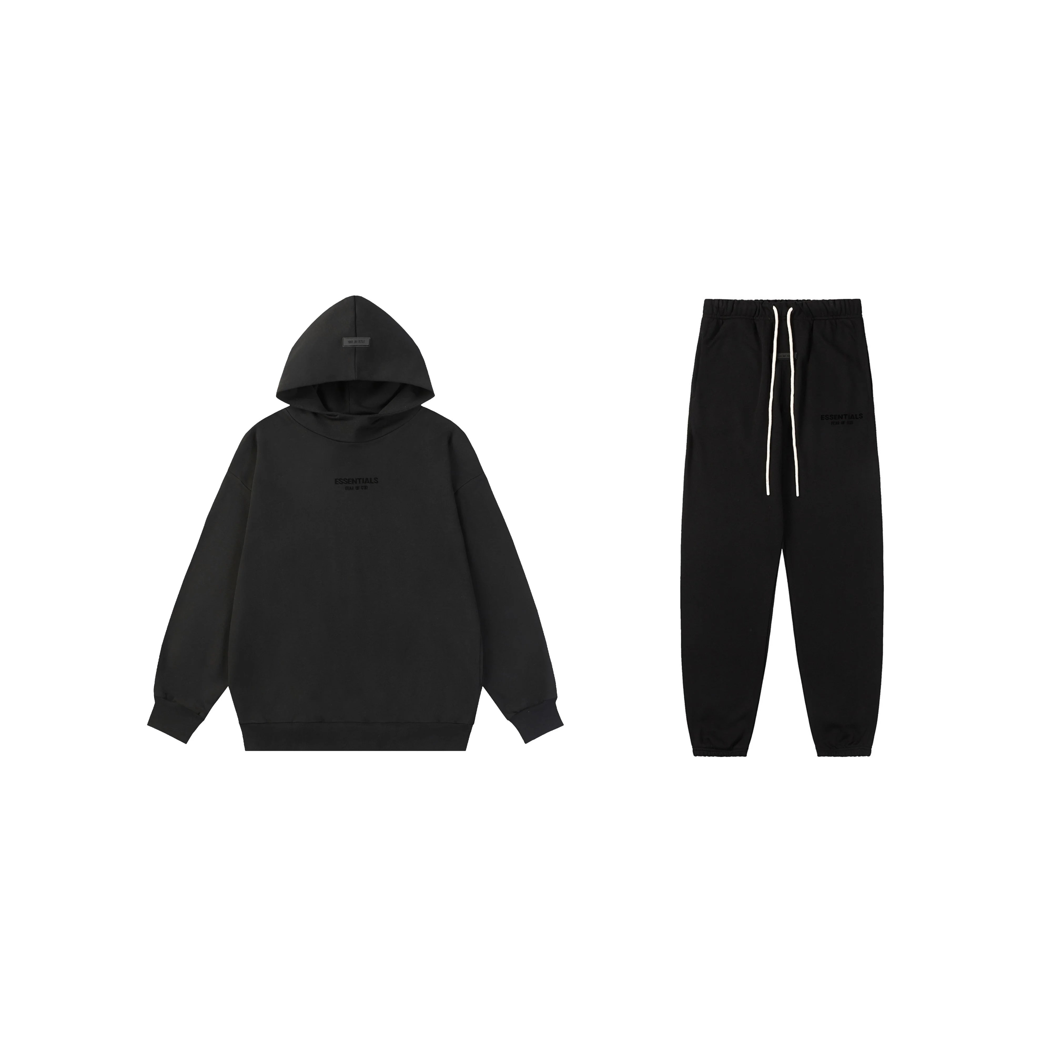 ESSENTIALS Clothing Black Tracksuit