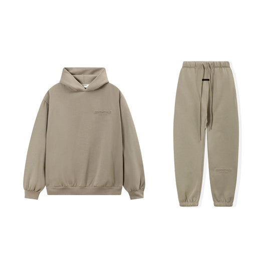 Smoky Gray Essentials Tracksuit Pullover