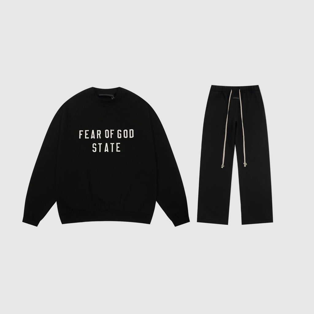 fear-of-god-Black-Essentials-sweatshirt-and-jogger-pants-tracksuit-set