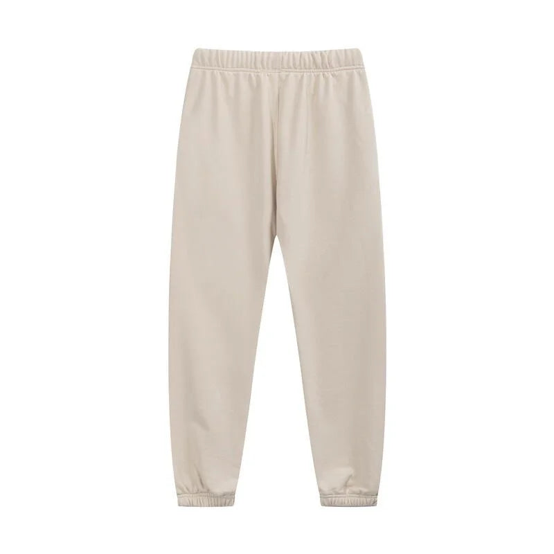 Styled Essentials cloud dance daily comfort fleece tracksuit for everyday casual wear by Fear Of God