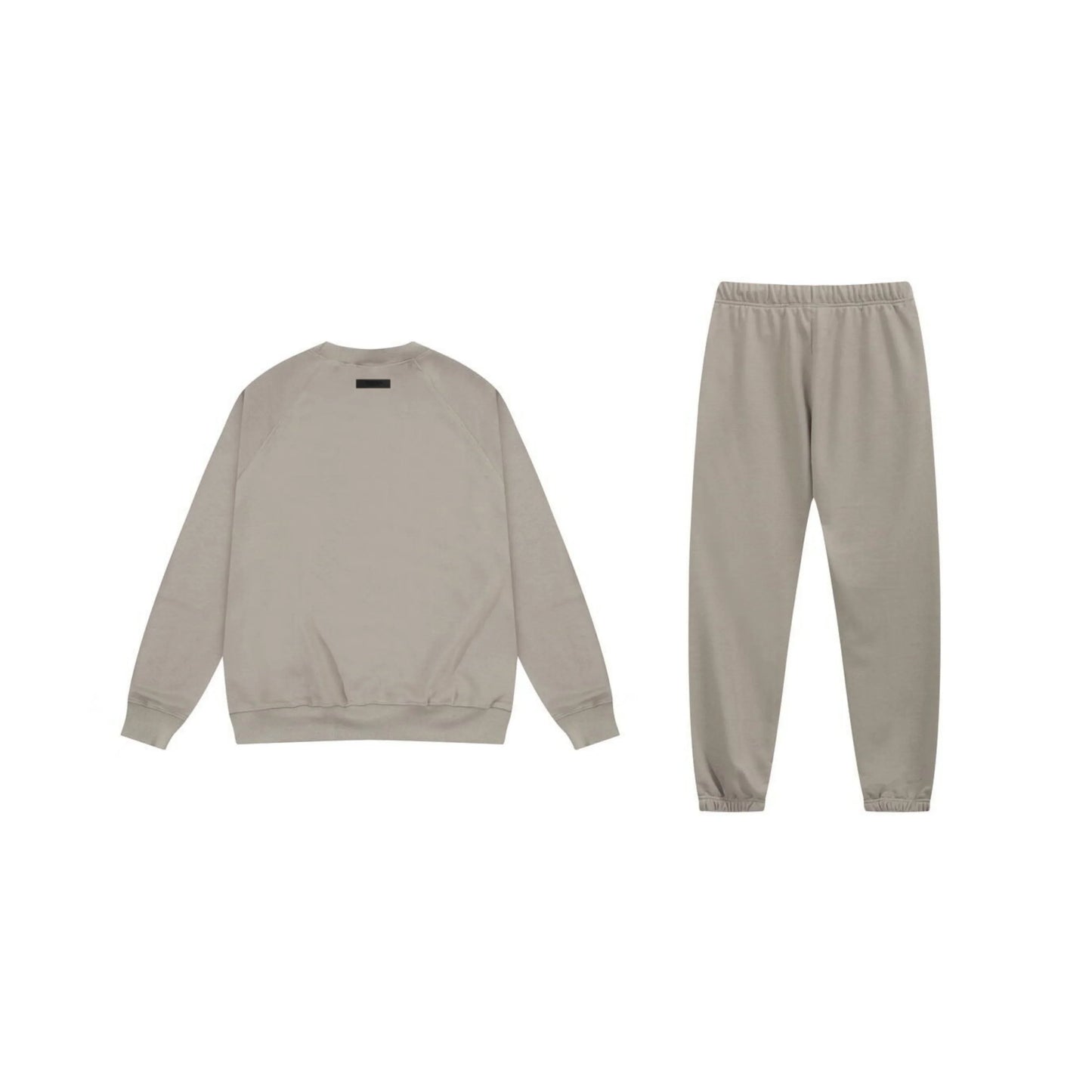 Essentials heathered grey elevated fleece hoodie with soft interior detail by Fear Of God