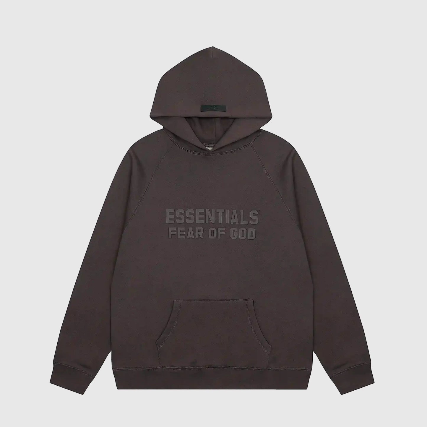 essentials purple taupe hoodie relaxed fit streetwear