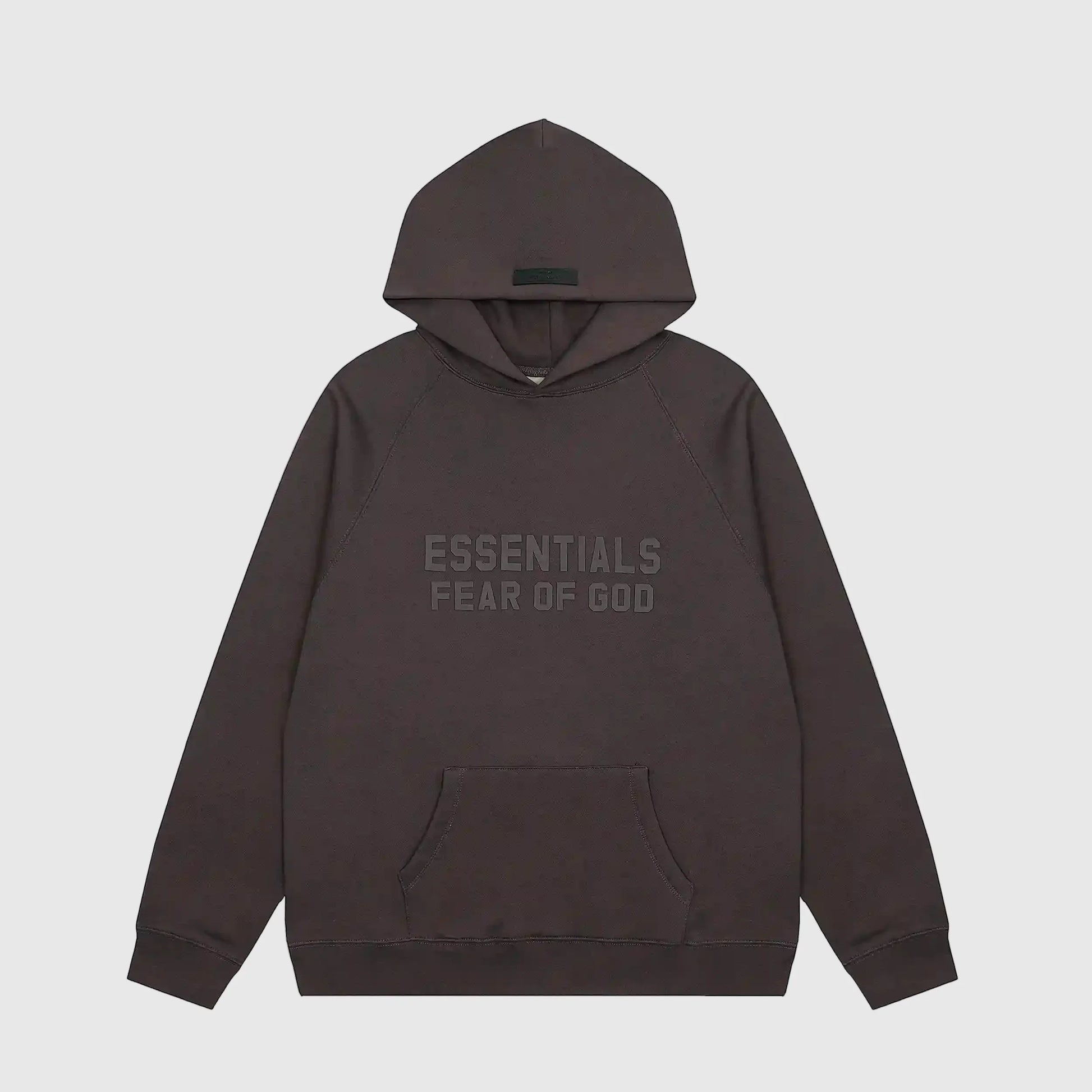 essentials purple taupe hoodie relaxed fit streetwear