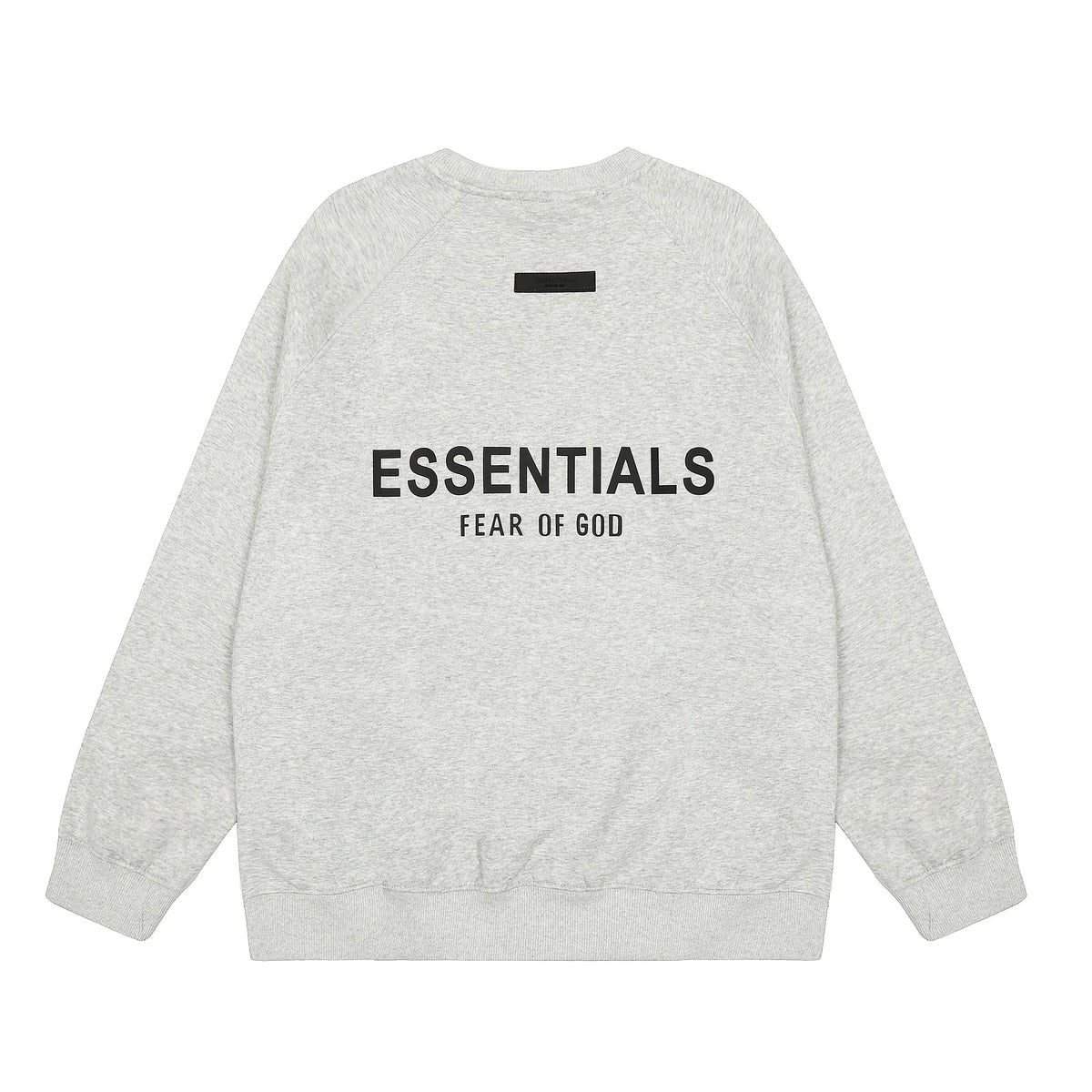Light Oatmeal Essentials Sweatshirt, Relaxed Neutral Fit
