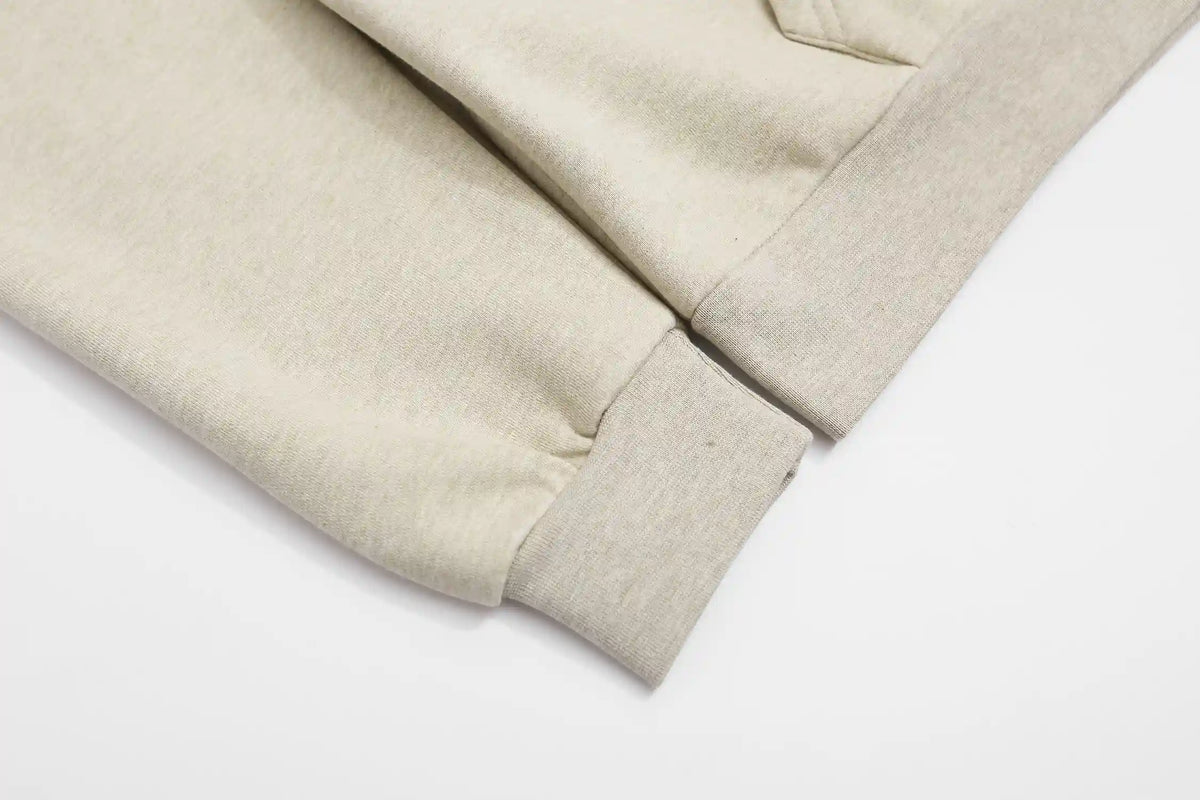 Essentials Hoodie in Ivory White | Relaxed Fleece