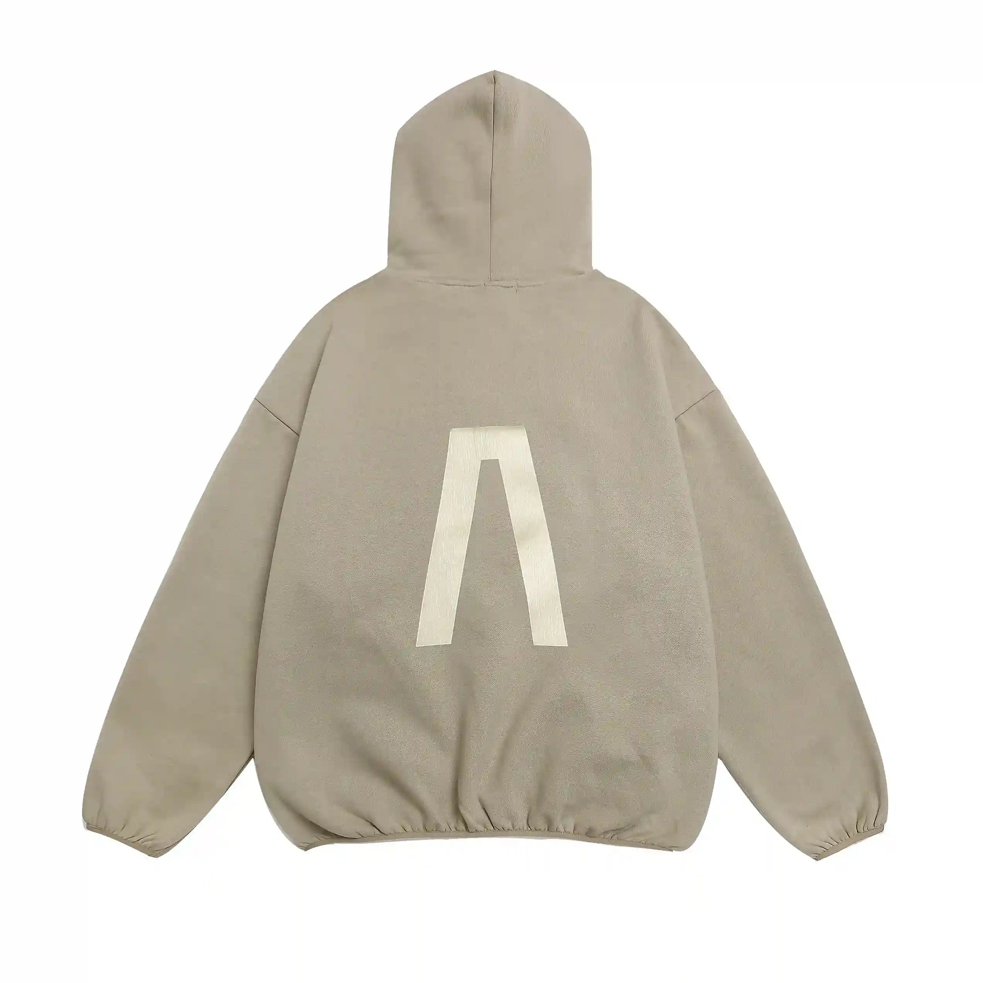 Fear of God Essentials Heathered Grey pullover hoodie relaxed fit