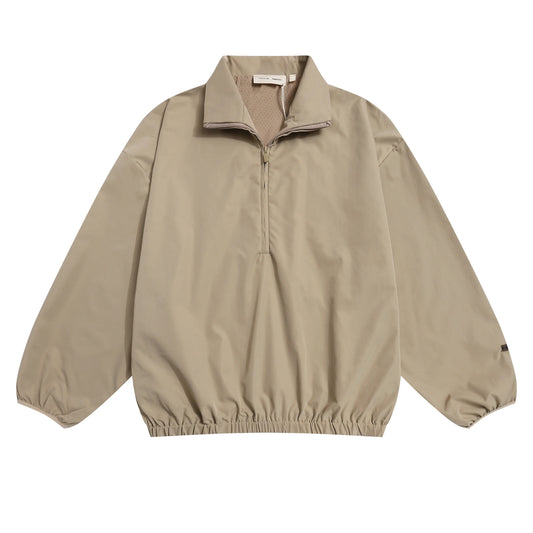 Fear of God Gold Brown Sporty Nylon Half Zip