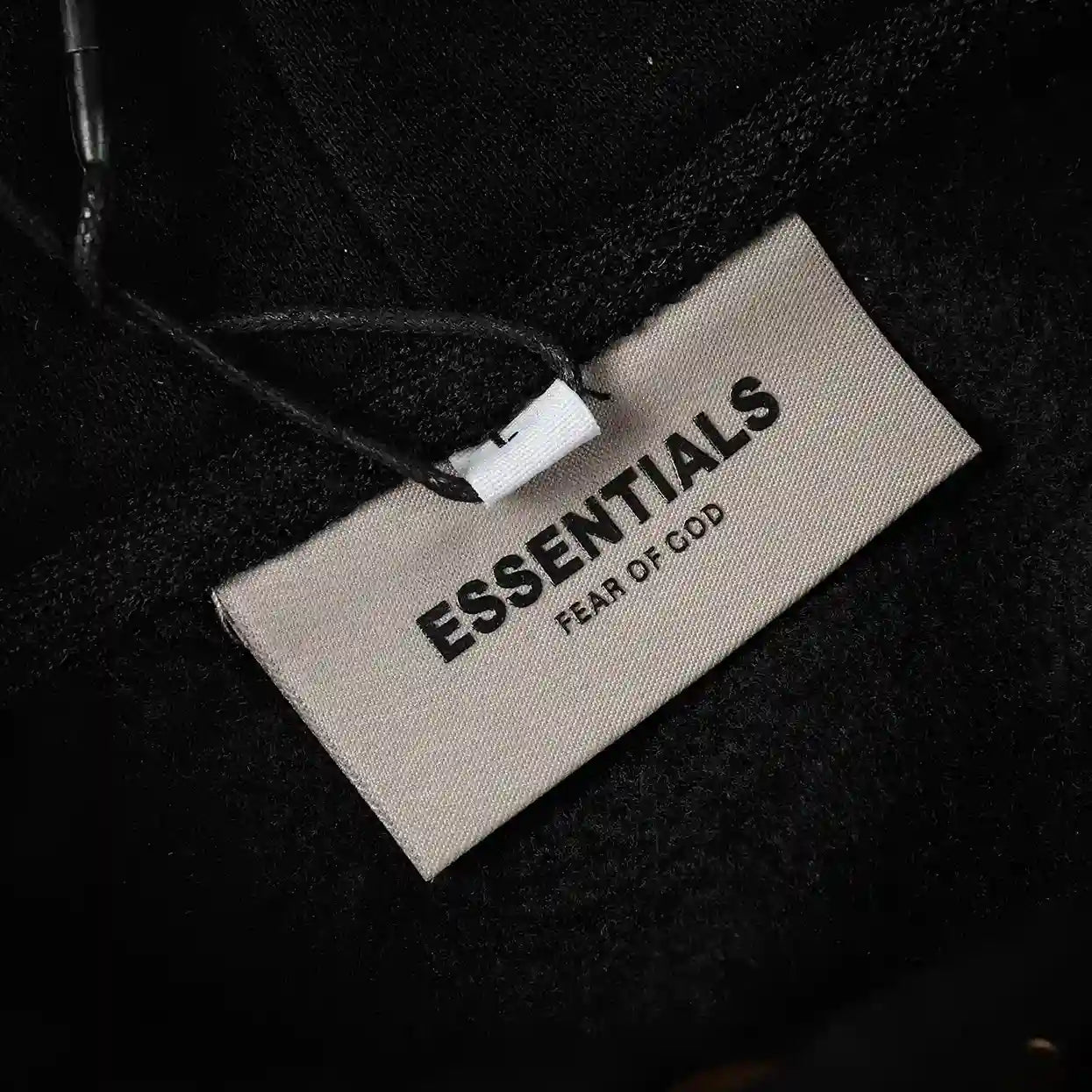 Fear of God ESSENTIALS FG Black Hoodie
