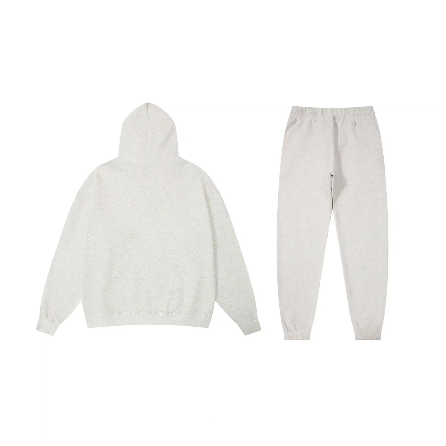 Essentials eggshell fleece hoodie with soft interior detail by Fear Of God