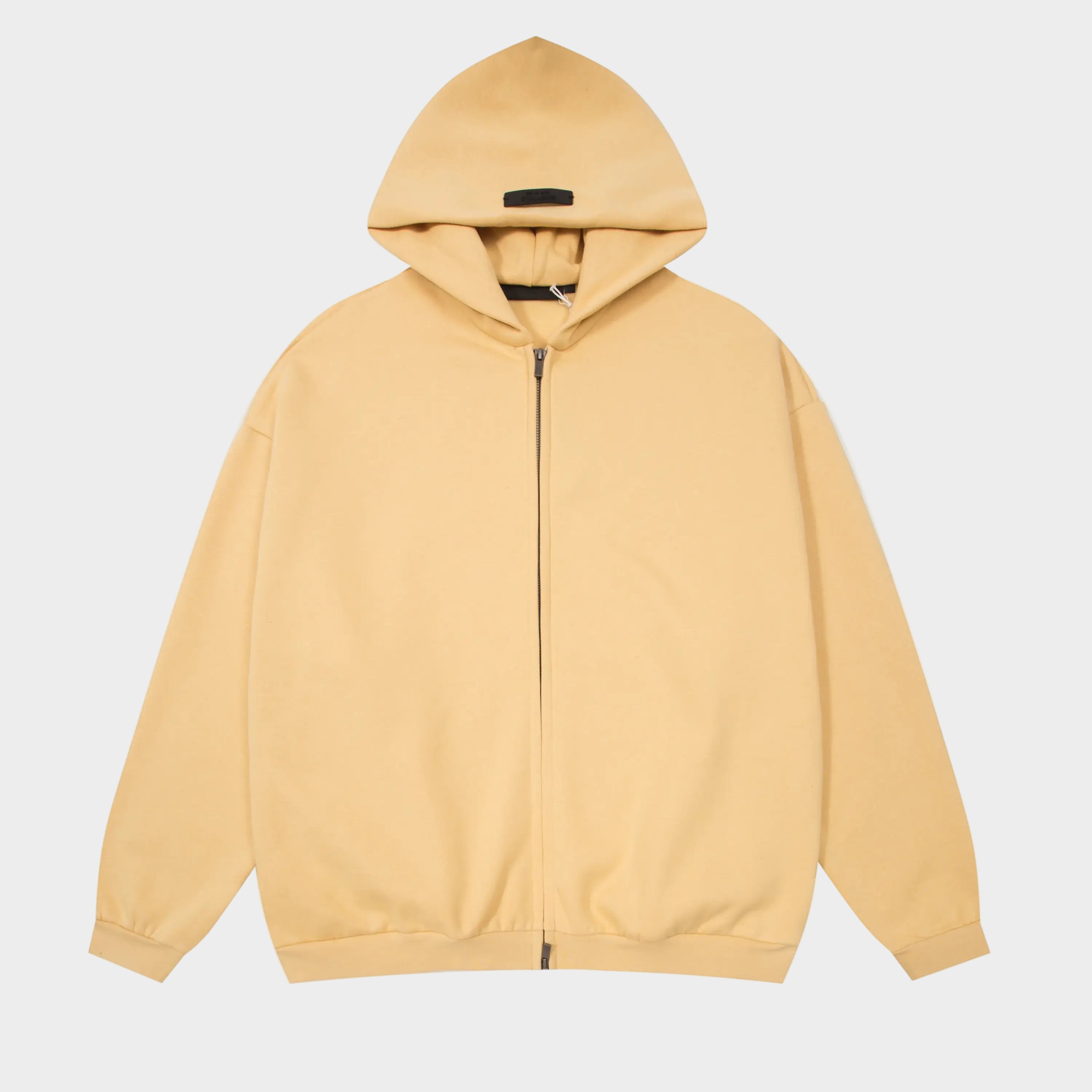 ESSENTIALS Clothing Garden Yellow Zip Fleece Hoodie